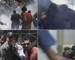 Distintas imágenes muestran disturbios y peleas en las calles de Ecuador.